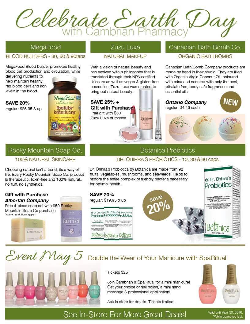 Flyer April 2016 - Pharmacy in NW Calgary