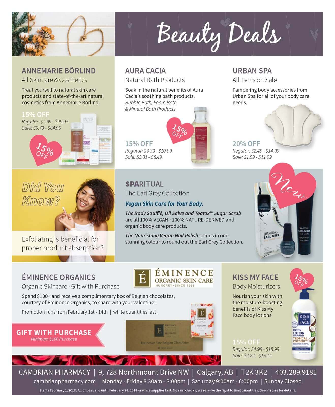 Flyer February 2018 - Pharmacy in NW Calgary