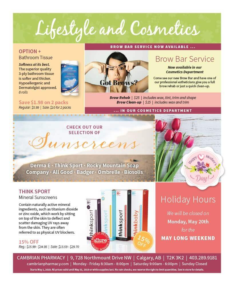 Flyer May 2019 - Pharmacy in NW Calgary
