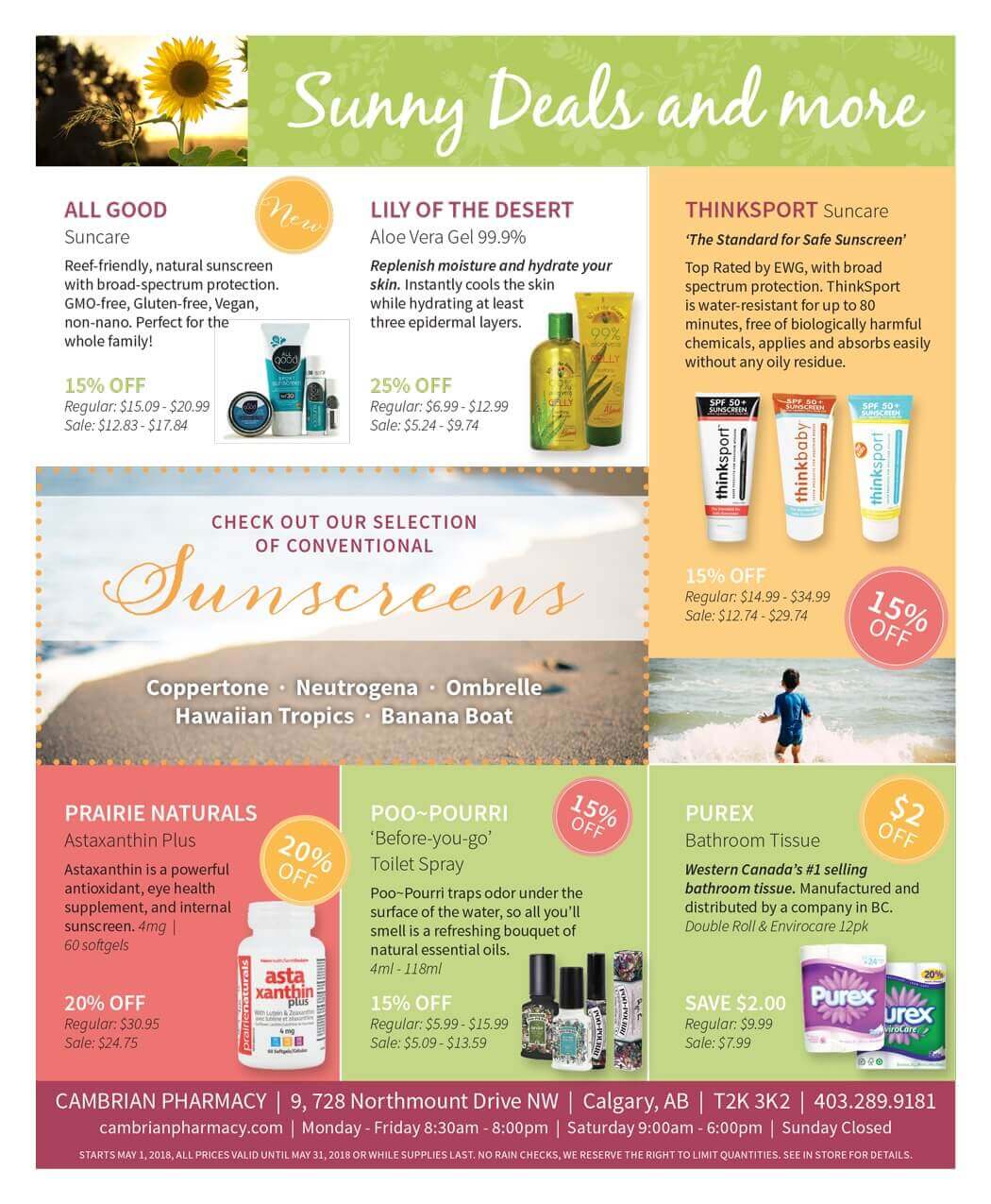 Flyer May 2018 - Pharmacy in NW Calgary