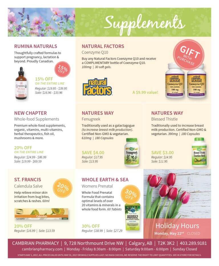 Flyer May 2017 - Pharmacy in NW Calgary
