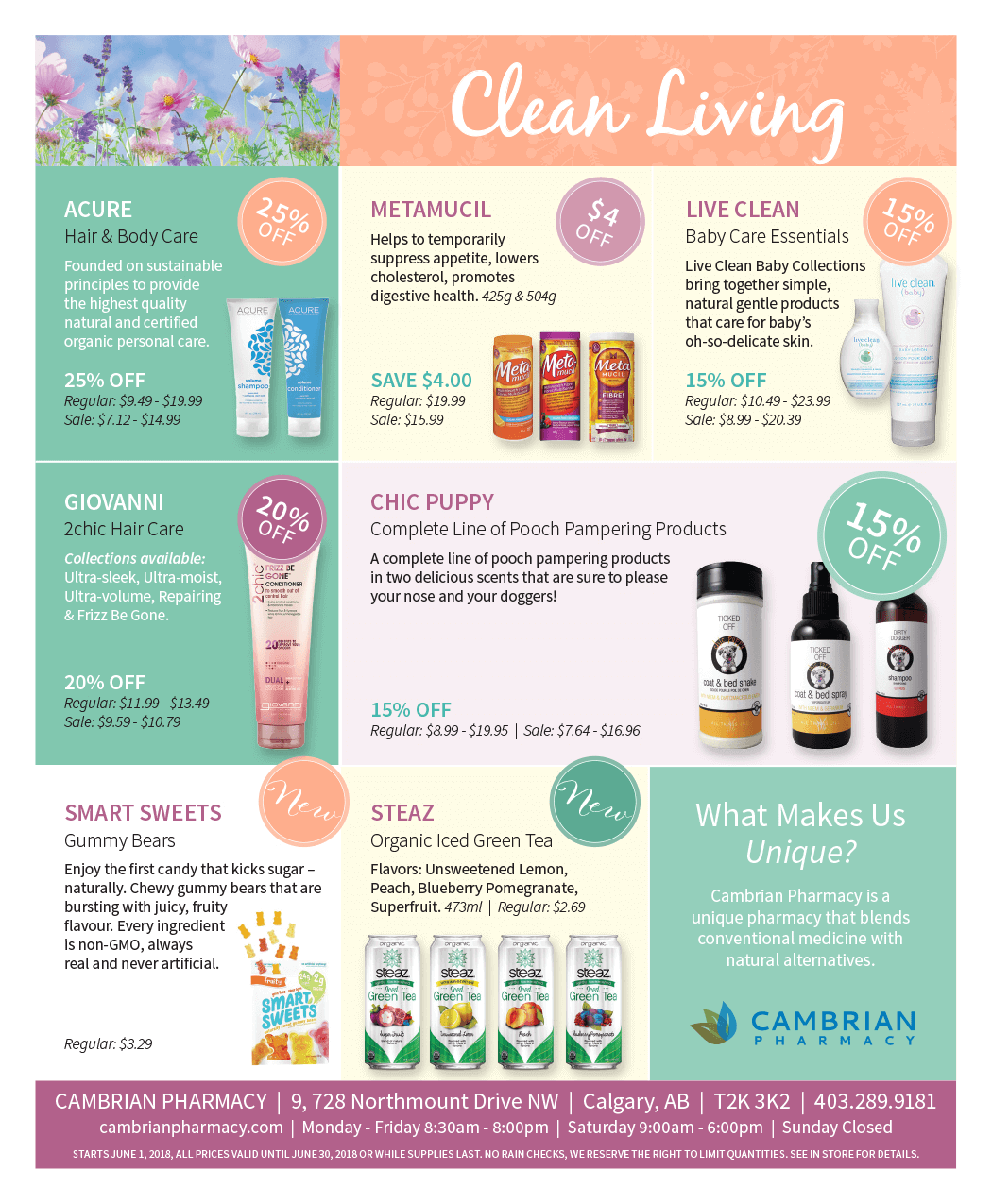 Flyer June 2018 - Pharmacy in NW Calgary