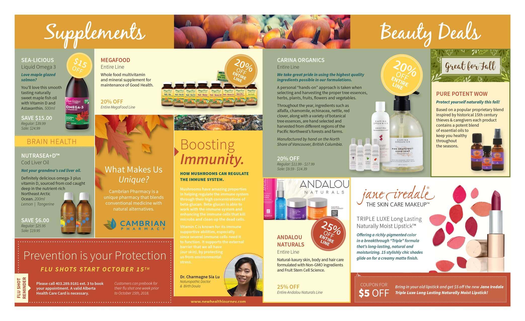 Flyer October 2018 - Pharmacy in NW Calgary