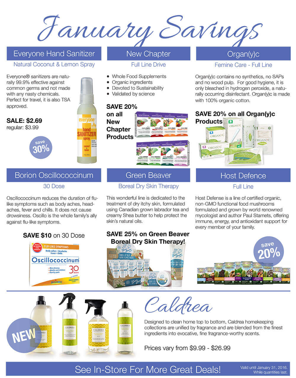 Flyer January 2016 - Pharmacy in NW Calgary