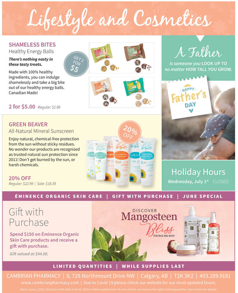 Flyer June 2020 - Pharmacy in NW Calgary