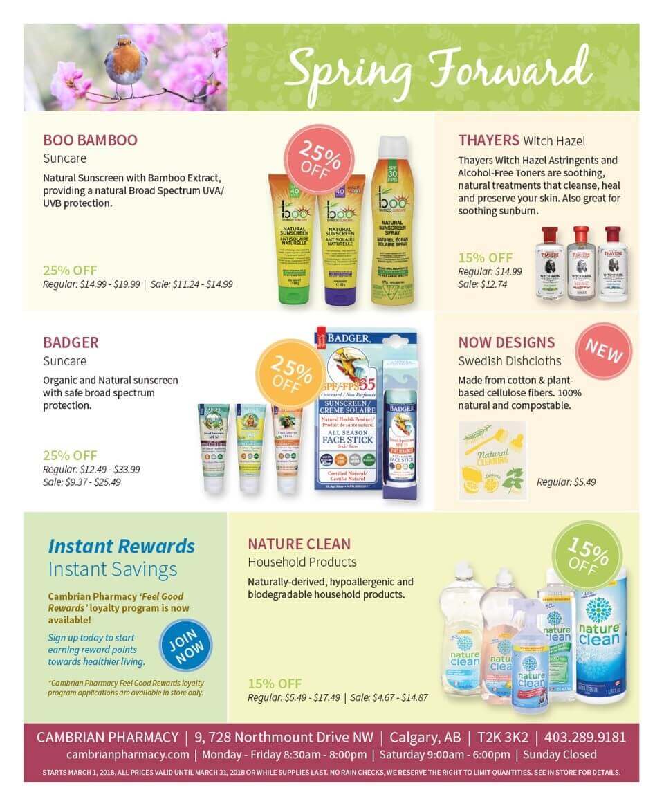 Flyer March 2018 - Pharmacy in NW Calgary