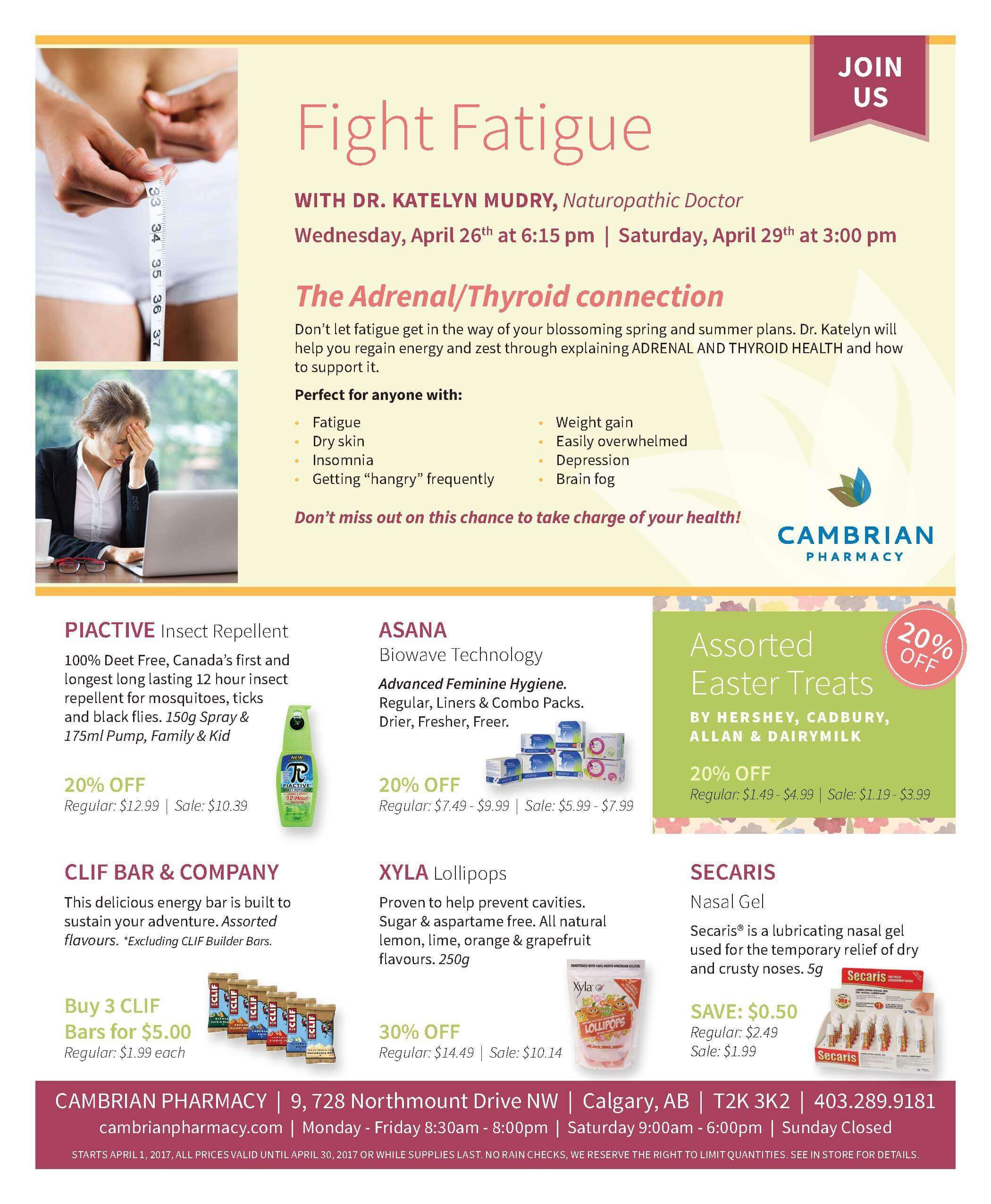 Flyer April 2017 - Pharmacy in NW Calgary