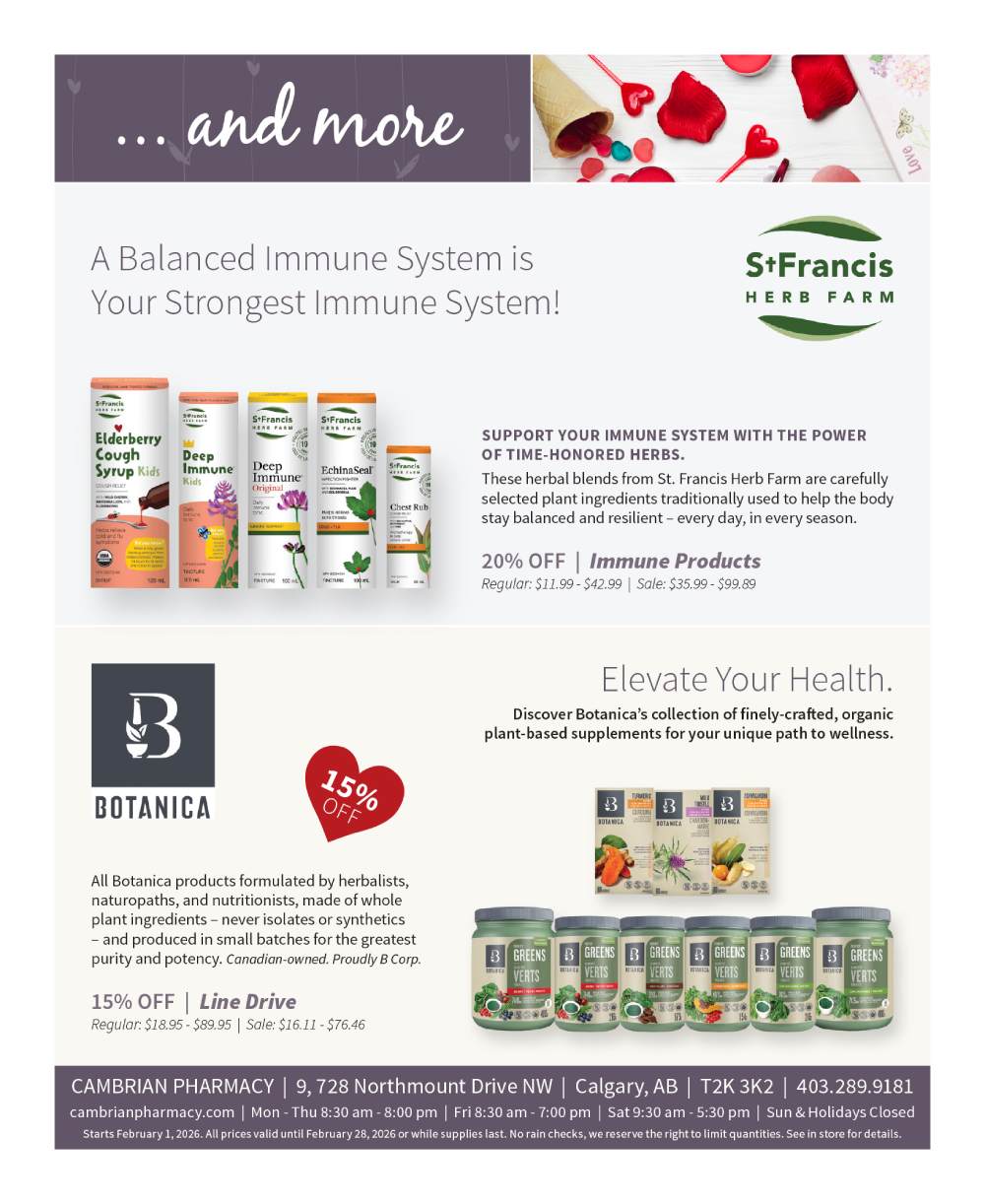 Flyer February 2026 - Pharmacy in NW Calgary
