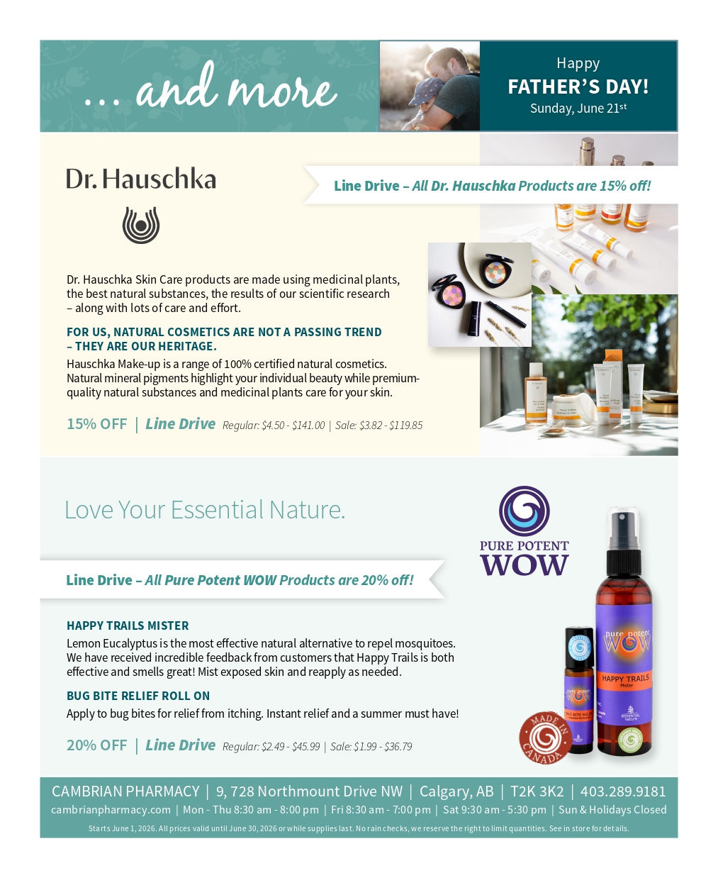 Flyer June 2026 - Pharmacy in NW Calgary