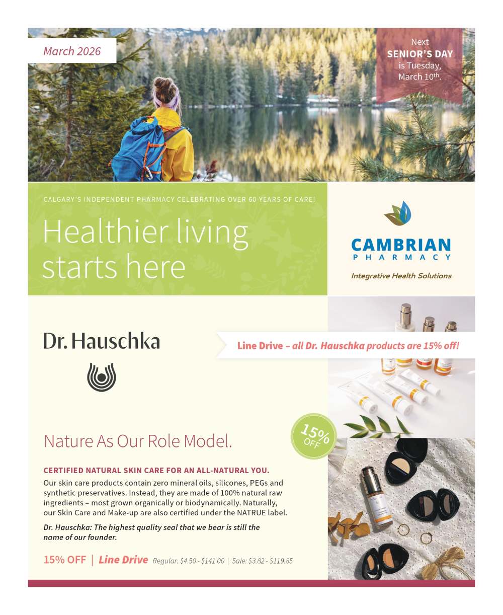 Flyer March 2026 - Pharmacy in NW Calgary