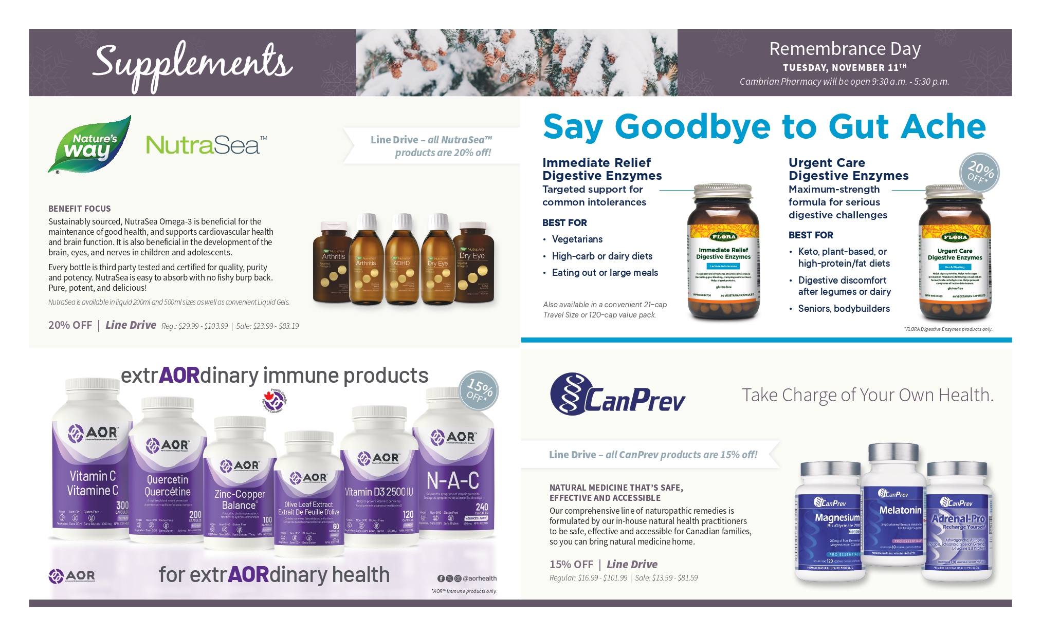 Flyer November 2025 - Pharmacy in NW Calgary