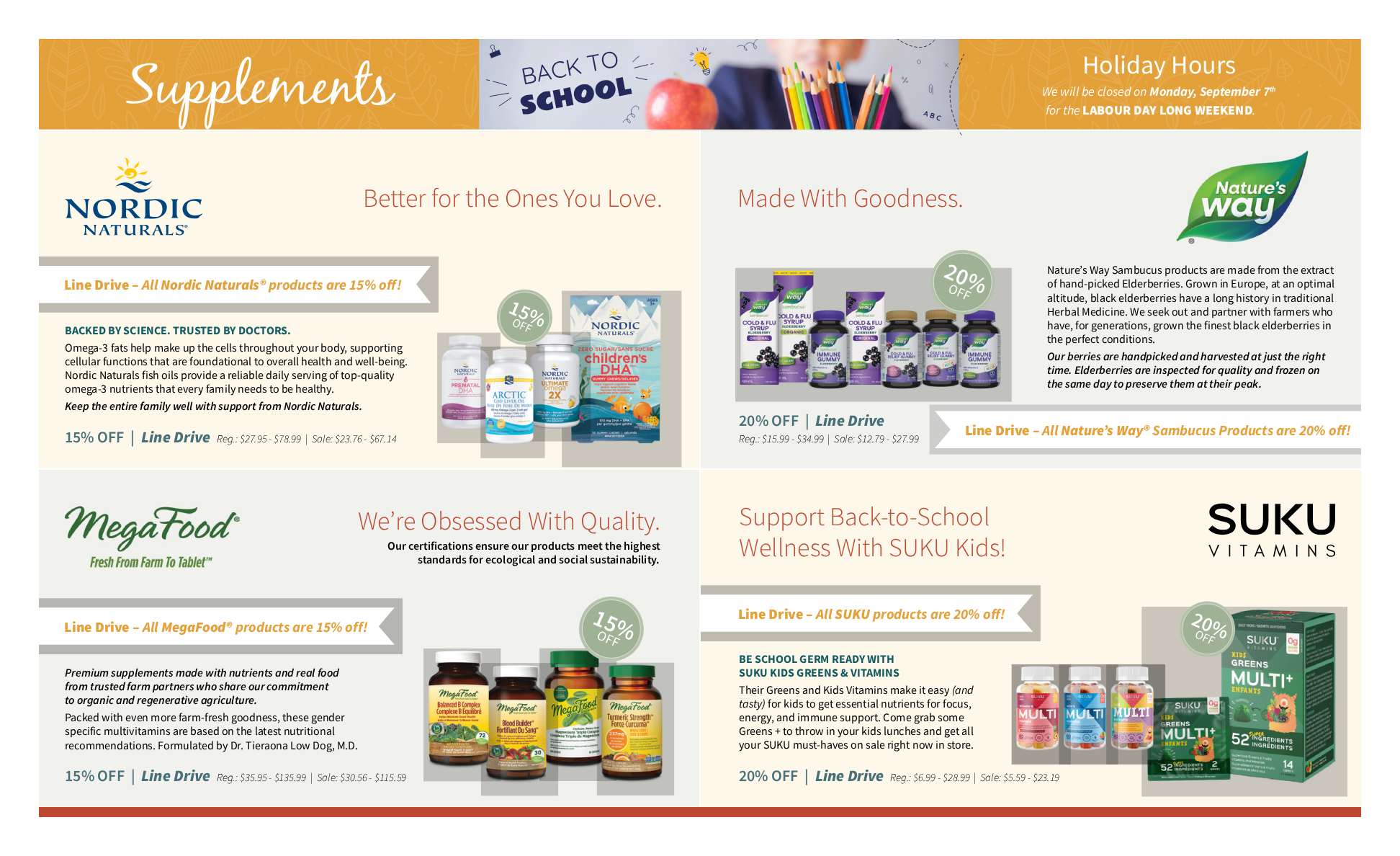 Flyer September 2026 - Pharmacy in NW Calgary