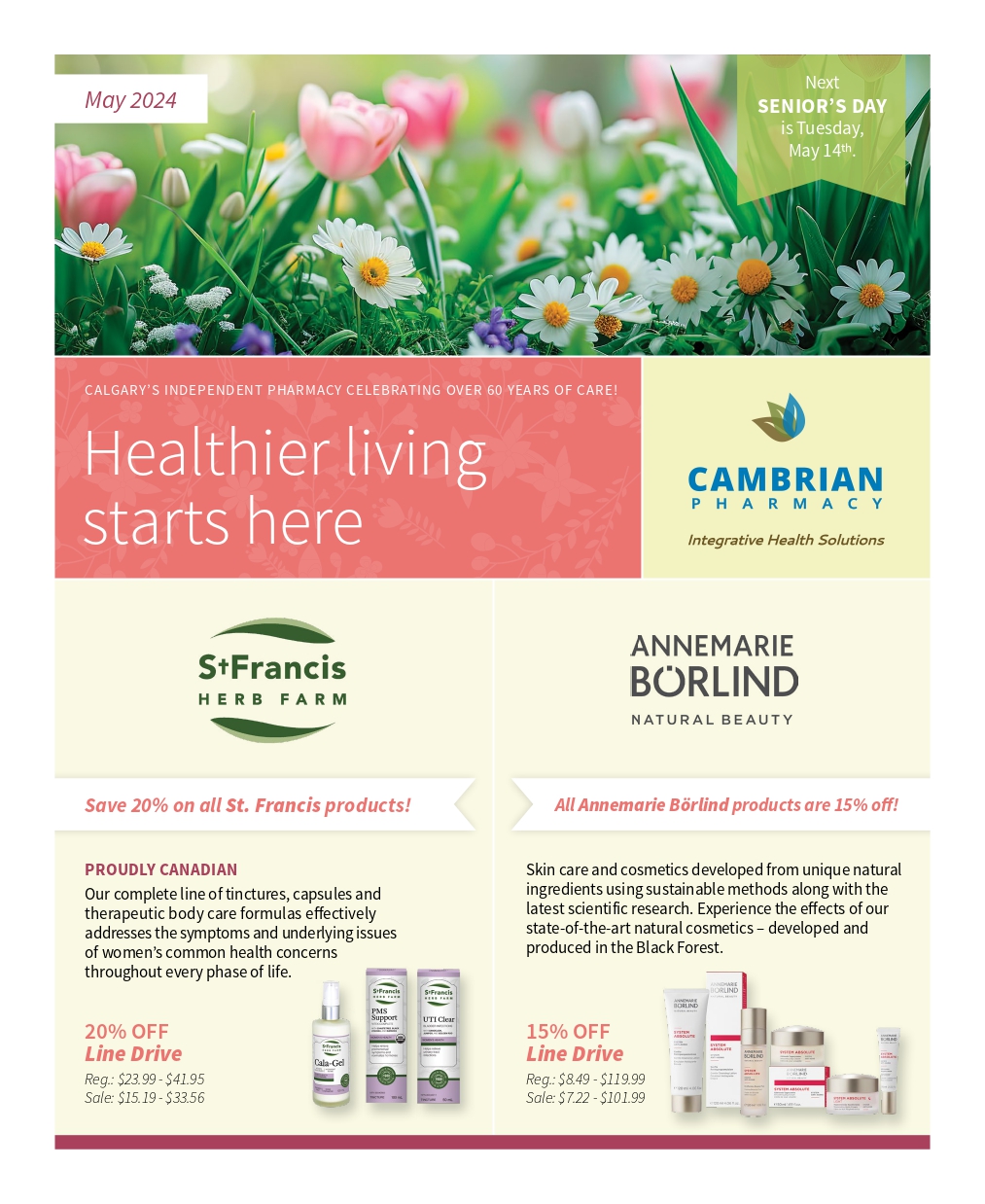 Flyer May 2024 - Pharmacy in NW Calgary