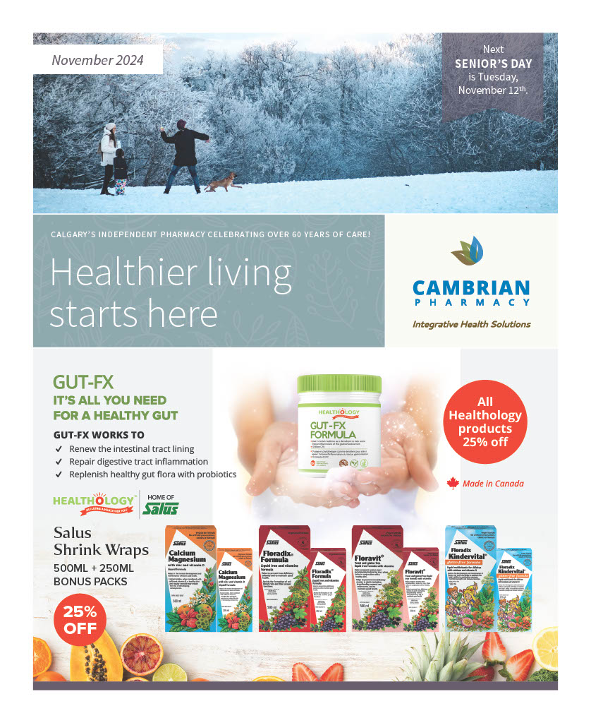 Flyer November 2024 - Pharmacy in NW Calgary