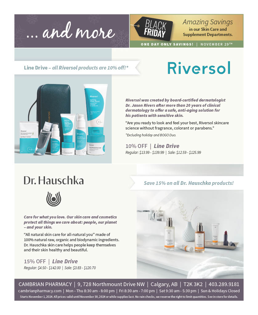 Flyer November 2024 - Pharmacy in NW Calgary