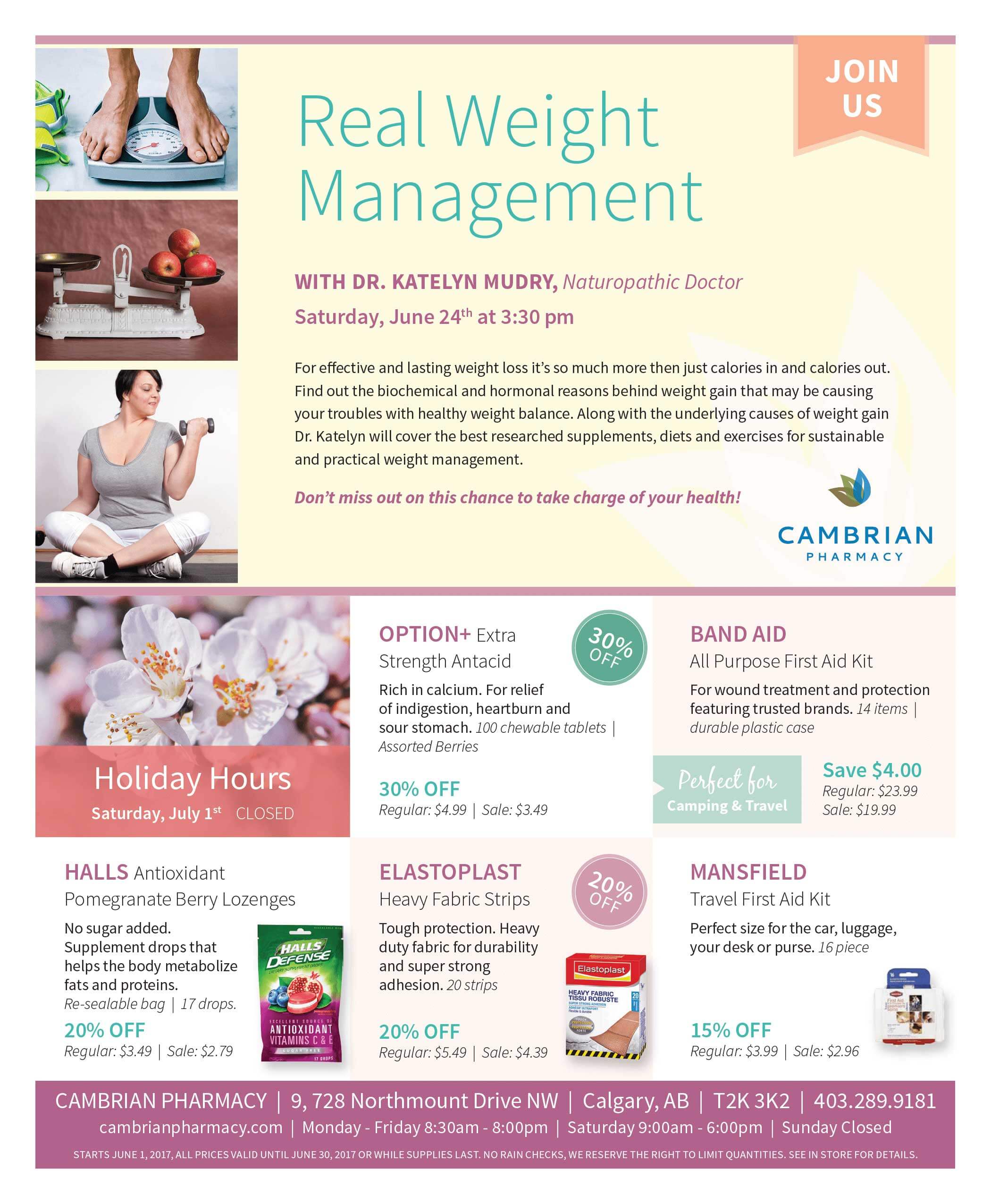 Flyer June 2017 - Pharmacy in NW Calgary